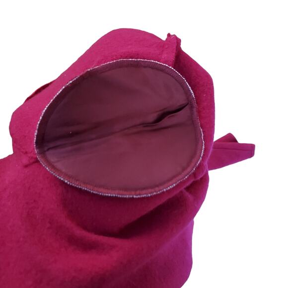 Geiger Tyrol Austria Magenta Pink Boiled Wool Jacket Sz EU 36 US Small - Picture 15 of 16